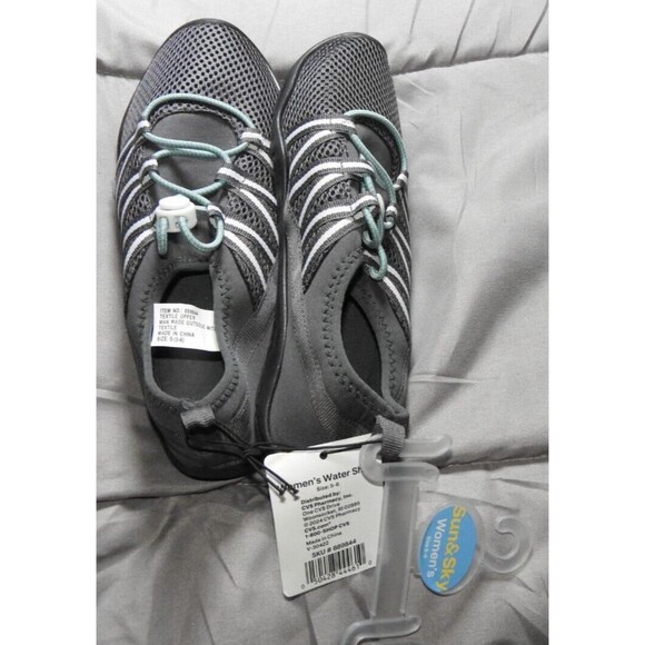 Lot of 9 Sun&Sky Mesh Water Shoes for Women, Men, & Kids - Various Sizes Include - Picture 15 of 16